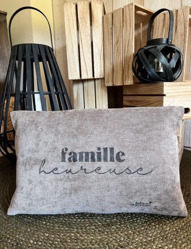 Coussin - Famille heureuse